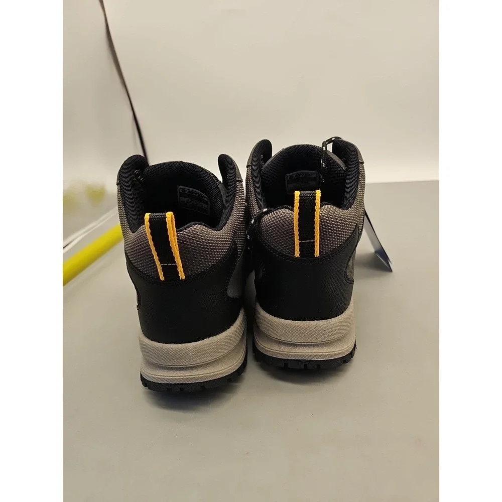 Men's Hiking Boots Size 9.5 Hi-Tec Dark Grey‎ Crest Mid Top Work Lightweight New